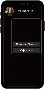 Texto com Botões